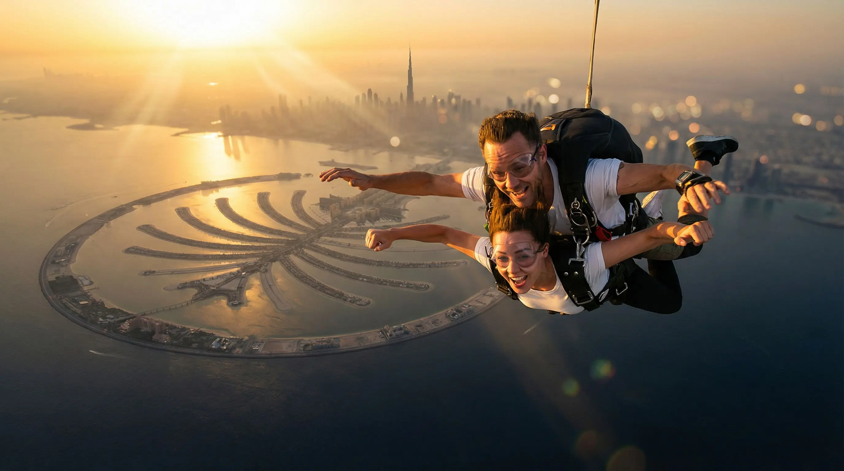 Skydiving in Dubai